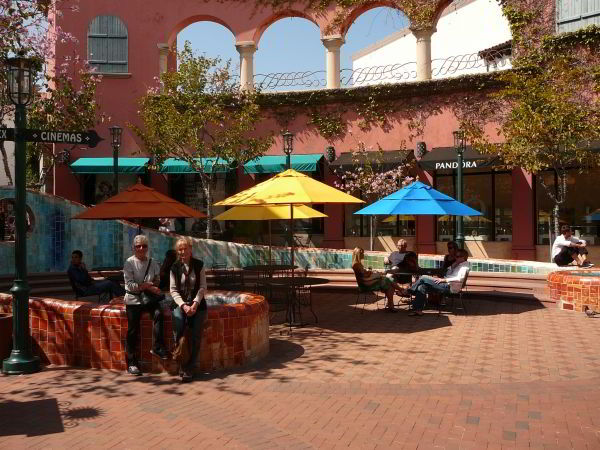 Eva Menkin with Erika Grundmann in Santa Barbara