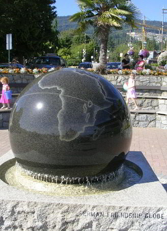 German Friendship Globe in Vancouver