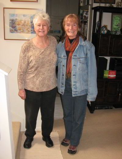 Henry Miller's daughter Valentine with Erika Grundmann in Salinas