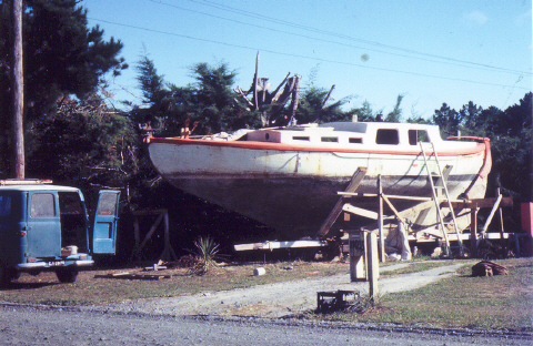 circa 1968 – Ken Moss raised the cabin roof